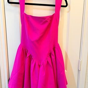 AKIRA Hot Pink Sleeveless Dress